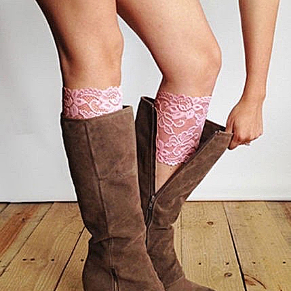 Lace Boot Cuffs - Picture 2 of 3